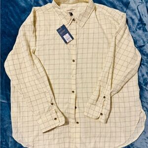 Universal Eggshell,Plaid Button front Wonen’s Shirt